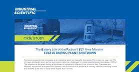 The Battery Life of the Radius® BZ1 Area Monitor Excels During Plant Shutdown Image