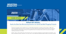 Radius BZ1 Rental: Easily the Best Gas Monitoring Solution for Oil & Gas Well Plugging Projects Image