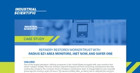 Refinery Restores Worker Trust with Radius BZ1 Area Monitor, iNet Now and SAFER One Image