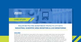 Fire Department Protects City with Industrial Scientific Area Monitors & Live Monitoring Image