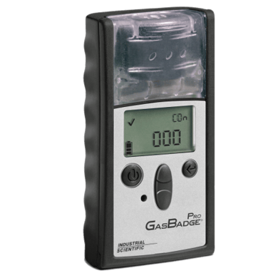 Picture of black GasBadgePro gas detector rental