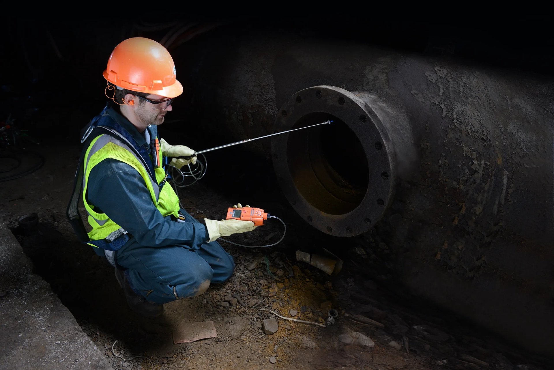 Confined space worker