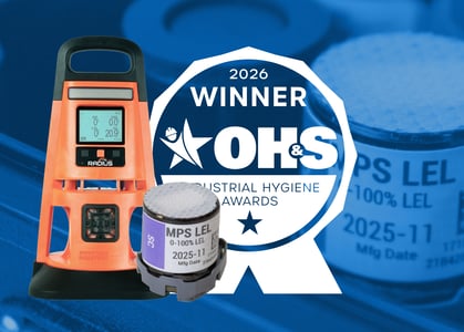 Industrial Scientific Receives Top Honors for Radius® BZ1 with MPS™ LEL Sensor in the Occupational Health & Safety Industrial Hygiene Awards