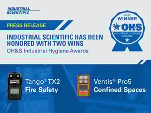 Industrial Scientific Celebrates Dual Wins in the Occupational Health & Safety Industrial Hygiene Awards Featured Image