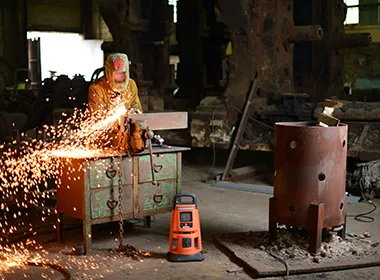 Hot work monitoring welding sparks